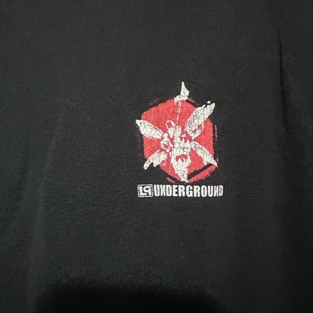 Linkin Park Band T Shirt Underground L9 Street Soldier Large M&O Knits Vintage - Picture 7 of 8